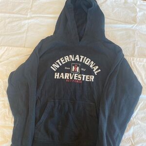 International Harvester Case IH Black Youth Hoodie